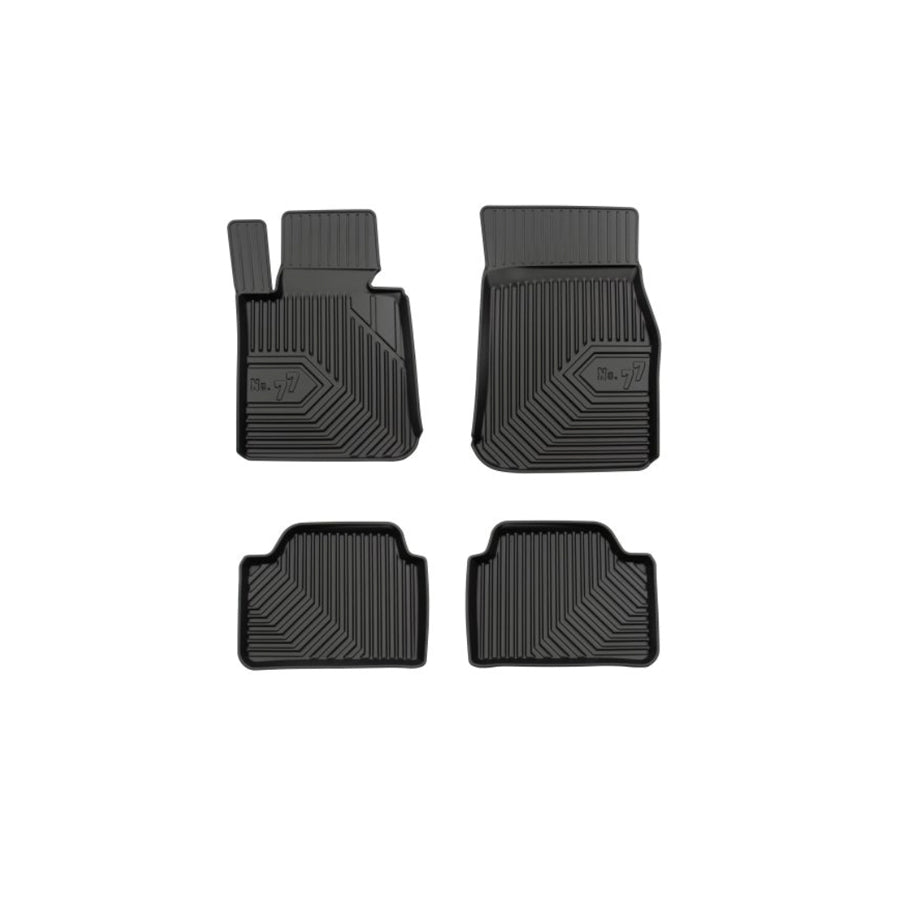 FROGUM Tailored 77407794 Floor mat set for BMW 1 Hatchback (F20) Elastomer, Front and Rear, Quantity: 4, Black, (LHD)