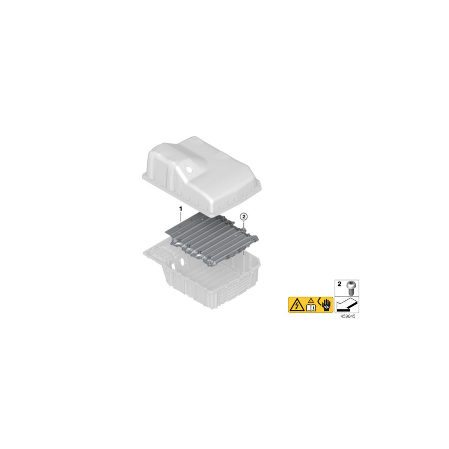 Genuine BMW Mini 61278617036 F45 Intermediate Plate (Inc. 225xe & Cooper SE ALL4) | Duco Car Parts UK Car Parts