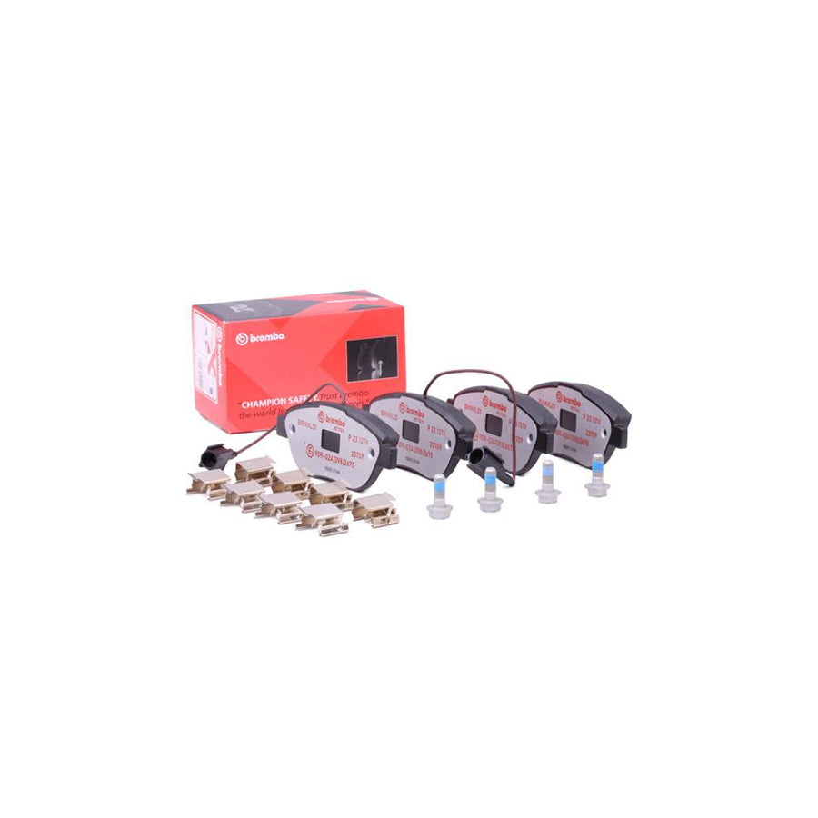 Brembo P 23 137X Brake Pad Set With Brake Caliper Screws