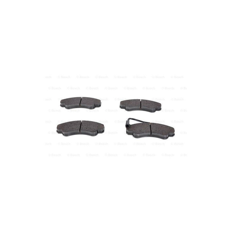 Bosch 0986424769 Brake Pad Set With Integrated Wear Sensor With Anti Squeak Plate BP475