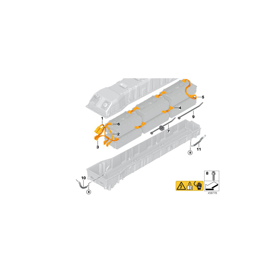 Genuine BMW 61278616713 I15 Hv Battery, Negative Cable (Inc. i8) | Duco Car Parts UK Car Parts
