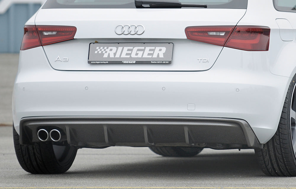 Rieger 00099142 Audi 8V A3 Rear Diffuser