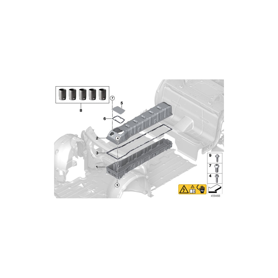Genuine BMW 61278610481 I15 Seal For Hv Battery (Inc. i8) | Duco Car Parts UK Car Parts