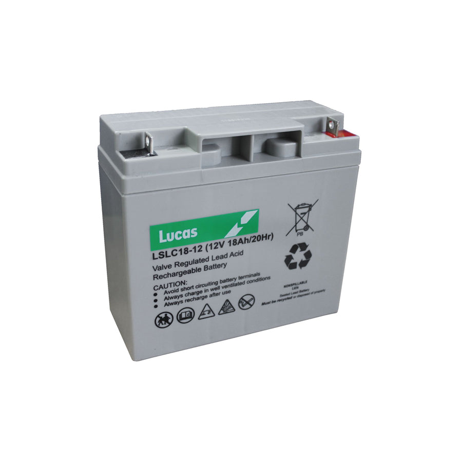 Lucas LSLC18-12 Sealed Lead Acid Battery 12V 18Ah