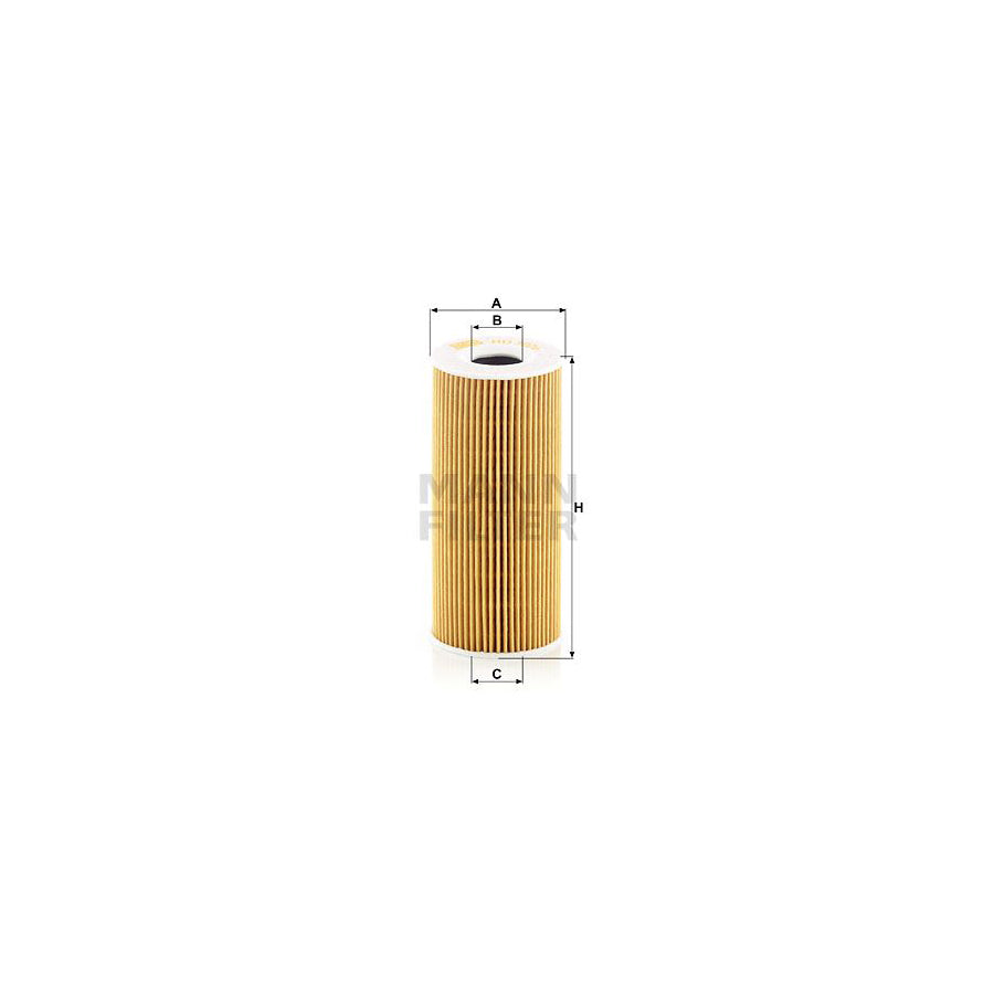 MANN-FILTER HU 7026 z Oil Filter with seal, Filter Insert