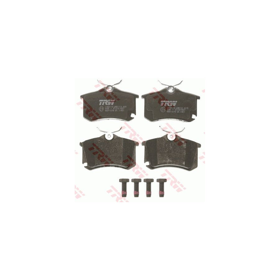 TRW Cotec Gdb1578 Brake Pad Set Not Prepared For Wear Indicator With Brake Caliper Screws With Accessories