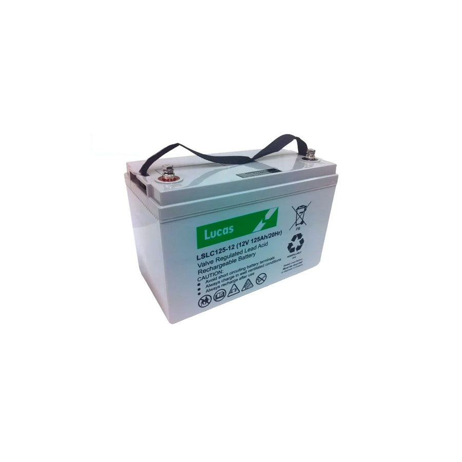 Lucas LSLC125-12 AGM SLA Cyclic Battery 125Ah