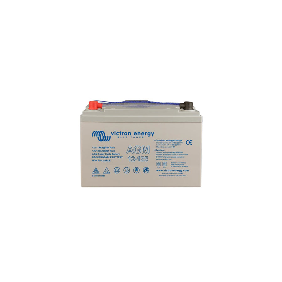 Victron Energy AGM Super Cycle Battery 12V 125Ah (M8) - BAT412112081