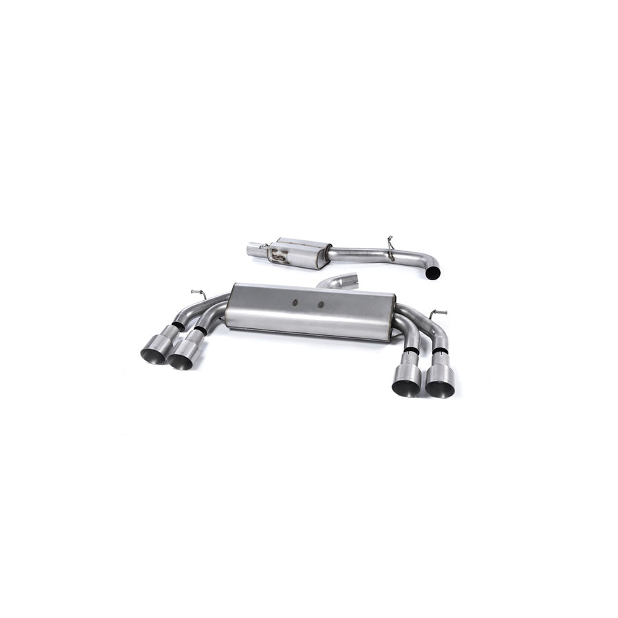 MillTek Audi 8V S3 Resonated Non-Valved Cat-Back Exhaust (Sportback)