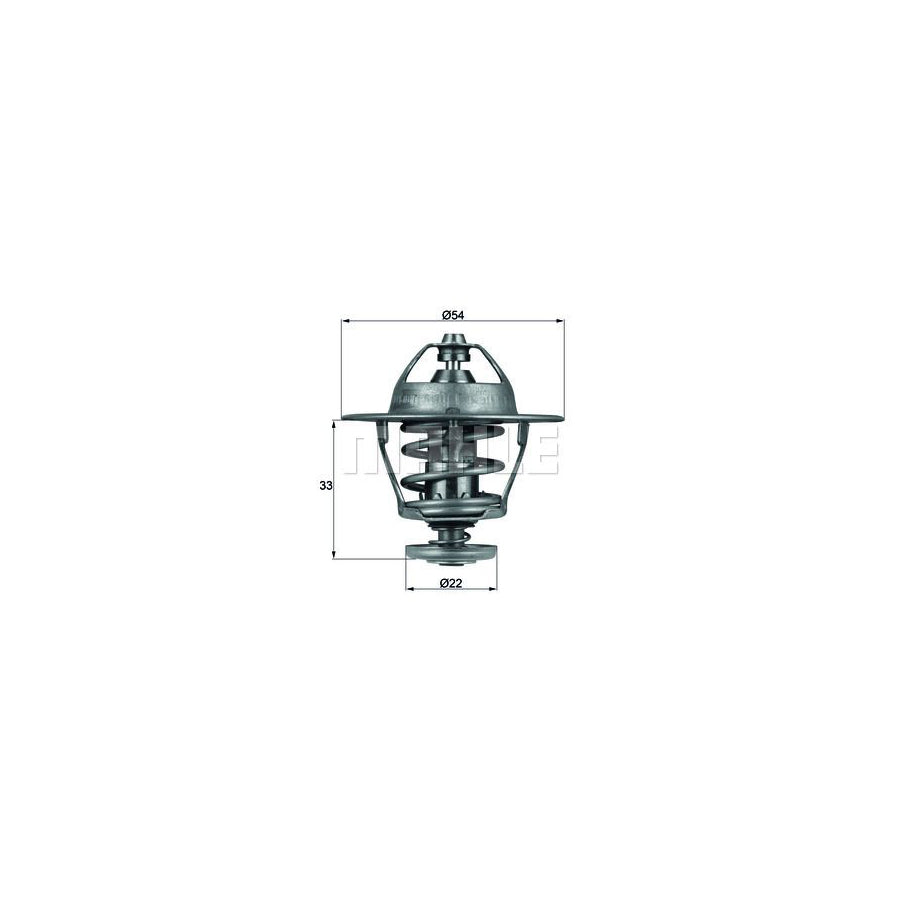 MAHLE ORIGINAL TX 53 85D Engine thermostat Opening Temperature: 85°C, with seal