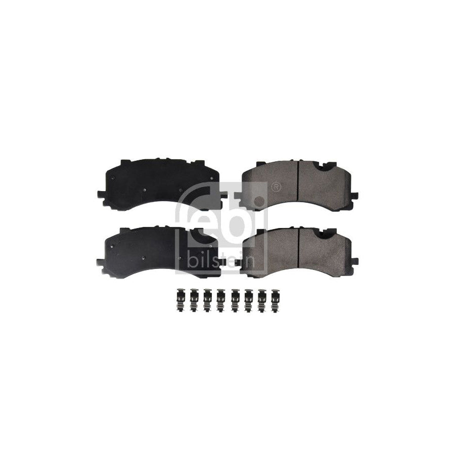 Febi Bilstein 177325 Brake Pad Set Front Axle Prepared For Wear Indicator With Staples