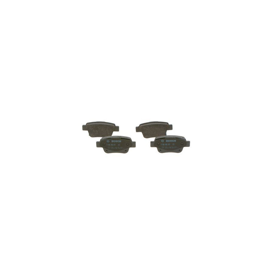 Bosch 0986495073 Brake Pad Set With Acoustic Wear Warning With Anti Squeak Plate With Mounting Manual BP1532