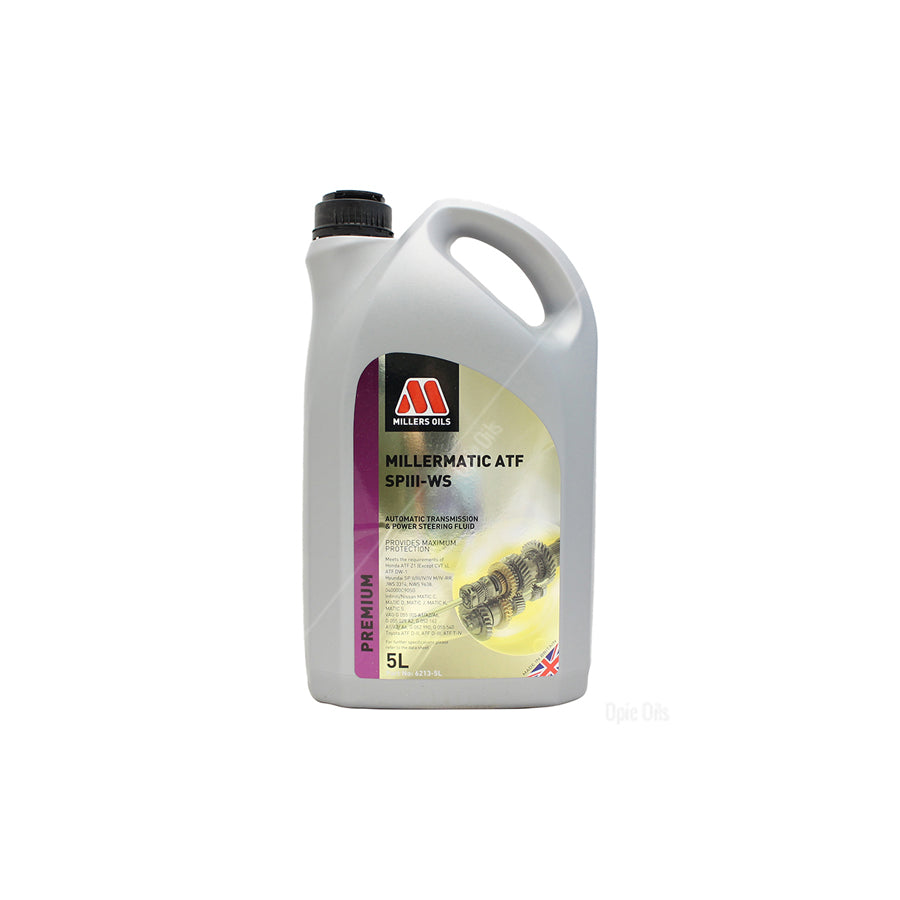 Millers Oils Millermatic ATF SPIII-WS Automatic Transmission Fluid 5l