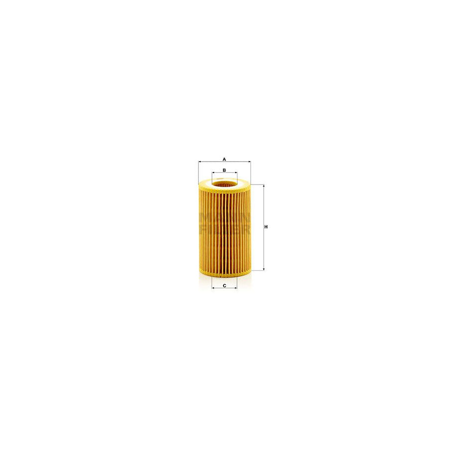MANN-FILTER HU 7011 y Oil Filter with seal, Filter Insert