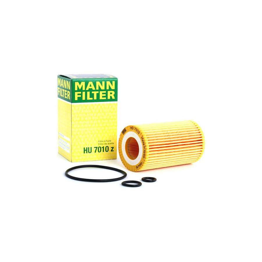 MANN-FILTER HU 7010 z Oil Filter with seal, Filter Insert