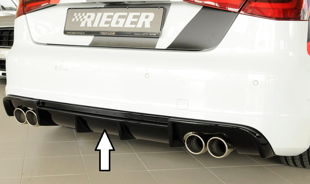 Rieger 00088172 Audi 8V S3 Rear Diffuser