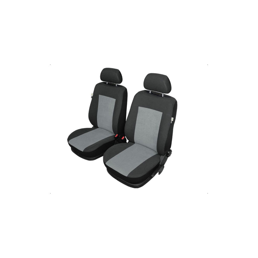KEGEL Saturn 5-9123-213-3021 Car seat cover Black/Grey, Polyester, PU (Polyurethane), Front