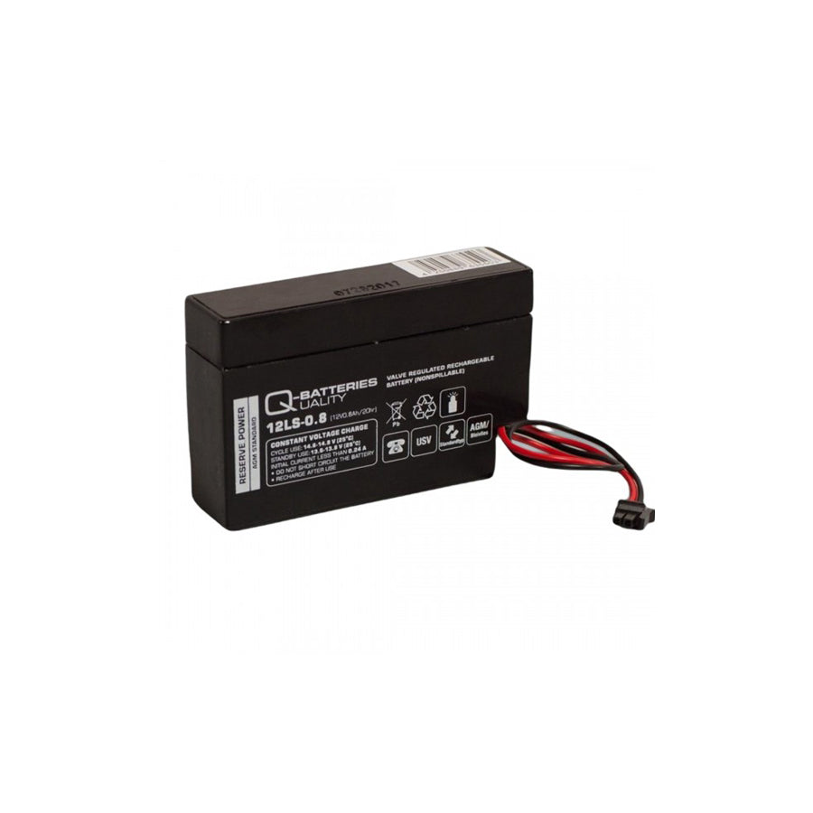 Q-Batteries 12LS0.8 12V 0,8Ah AGM leadfleece accumulator for home & house roller shutter