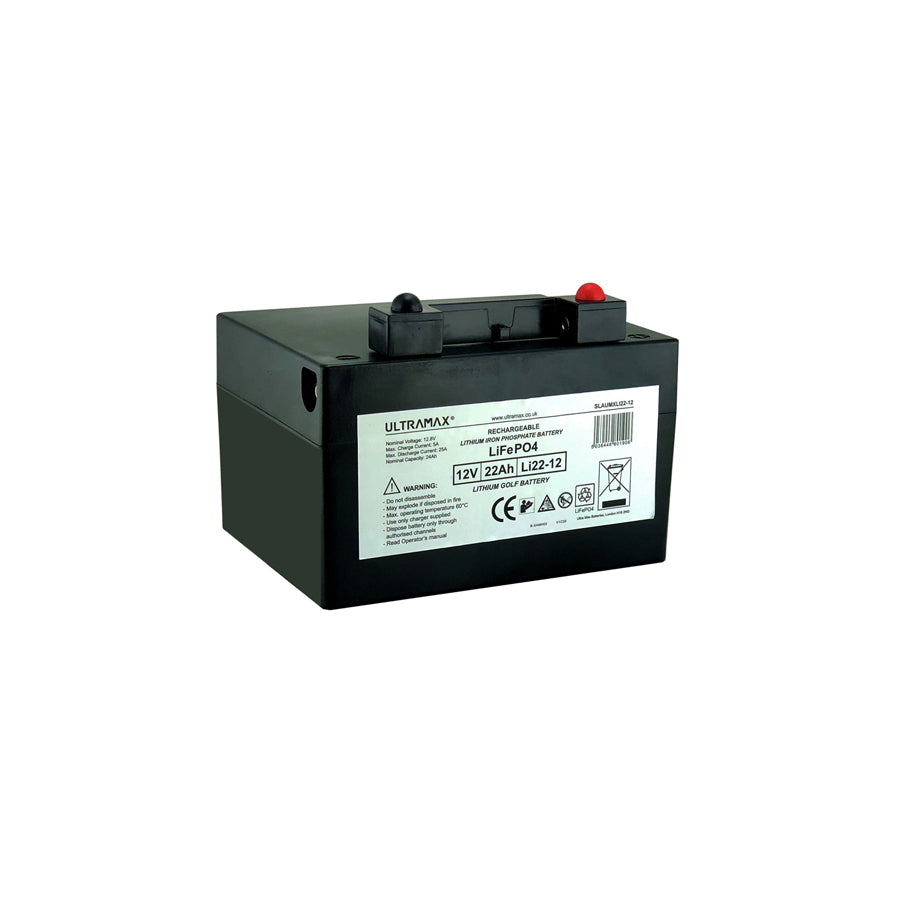 Ultramax Lithium 22AMP LiFePO4 Battery