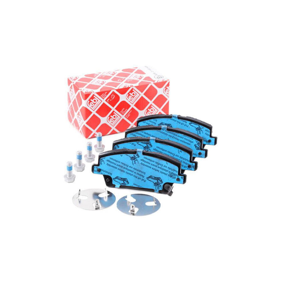 Febi Bilstein 16802 Brake Pad Set For Honda Civic Front Axle With Acoustic Wear Warning