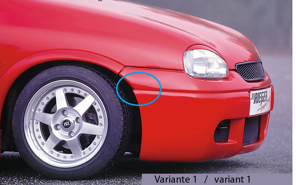 Rieger 00058812 Opel Corsa B Front Splitter