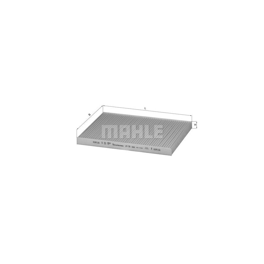MAHLE ORIGINAL LA 126 Pollen filter Particulate Filter