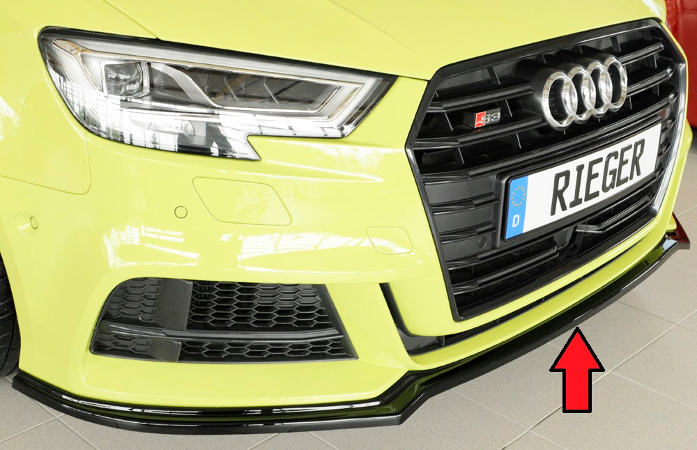 Rieger 00088169 Audi 8V Front Splitter (A3 & S3)