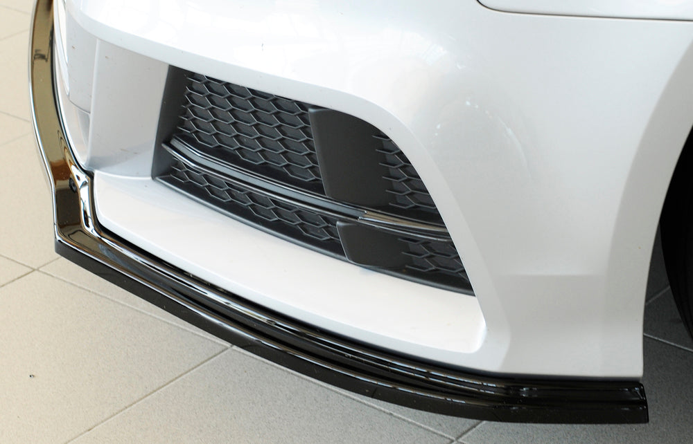 Rieger 00088169 Audi 8V Front Splitter (A3 & S3) - Glossy Black