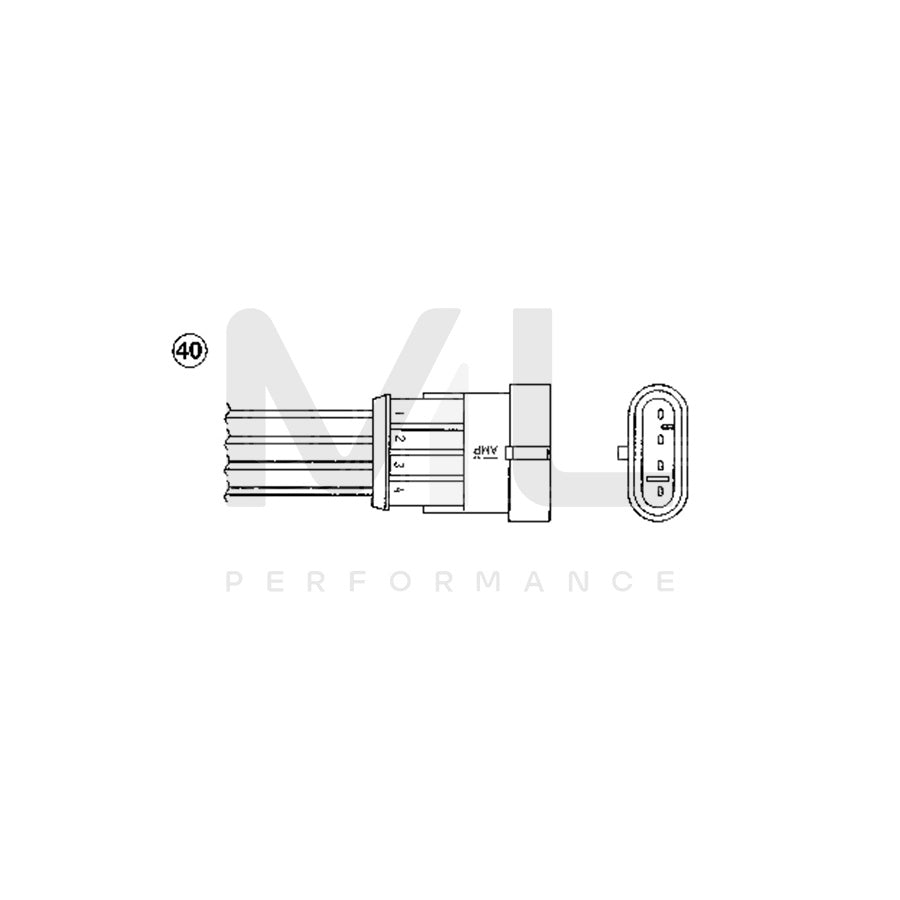 NTK Lambda Sensor / O2 Sensor (NGK 0066) - OZA591-BB3 | Duco Car Parts UK