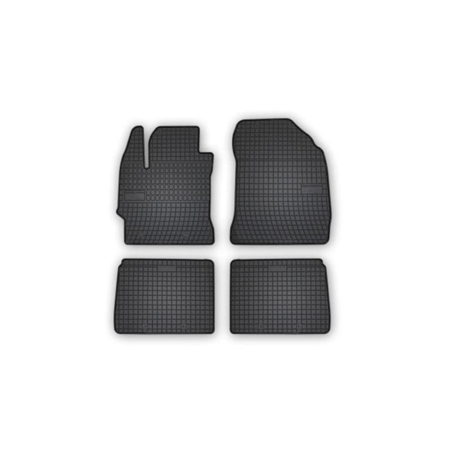 FROGUM Tailored 402423 Floor mat set for TOYOTA Corolla XI Saloon (E160) Elastomer, Front and Rear, Quantity: 4, Black, (LHD)