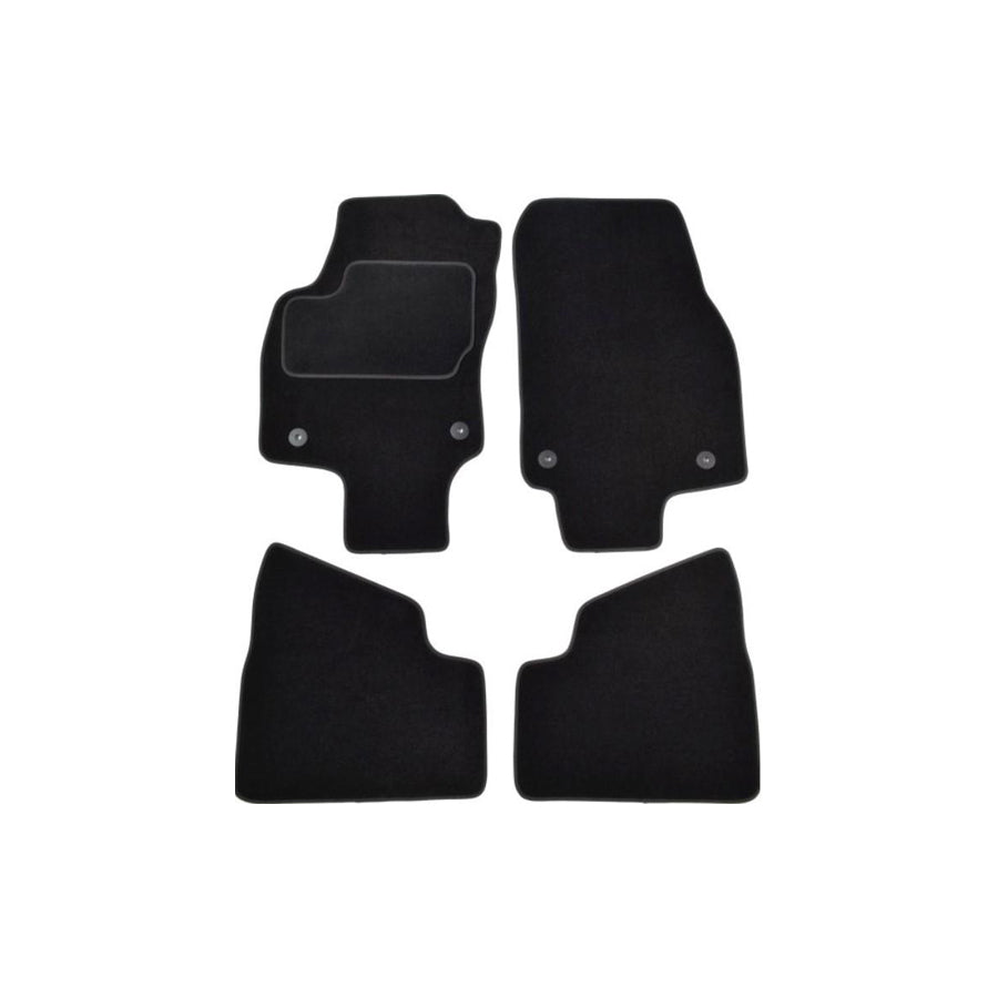 MAMMOOTH Tailored A041 OPL65 PRM 01 Floor mat set for OPEL ASTRA Textile, Front and Rear, Quantity: 4, Black
