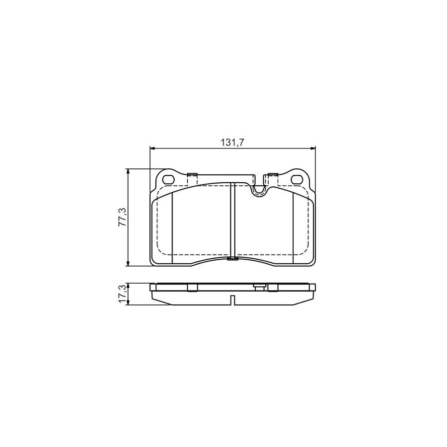 Bosch 0986495446 Brake Pad Set With Anti Squeak Plate With Mounting Manual BP2078
