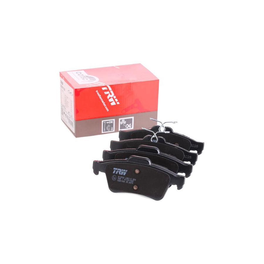 TRW Gdb1938 Brake Pad Set Cotec Not Prepared For Wear Indicator