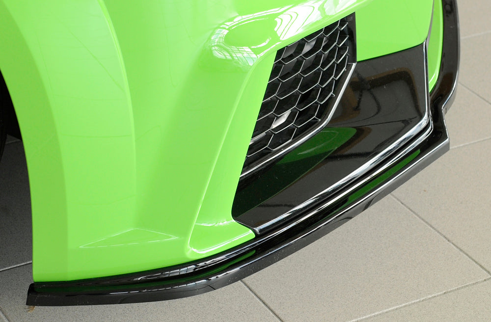Rieger 00088174 Audi 8J1-FV 8S TTRS Front Splitter - Glossy Black