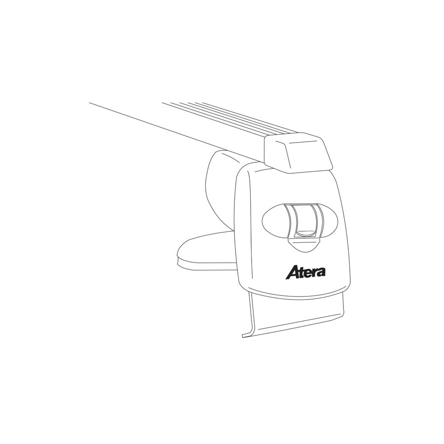 ATERA SIGNO 044309 Roof bars for VW Golf Sportsvan (AM1, AN1) for rain gutters, 122 cm, 75 kg, Steel