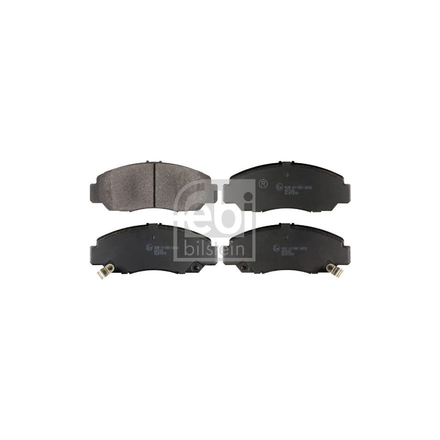 Febi Bilstein 170650 Brake Pad Set Front Axle With Acoustic Wear Warning