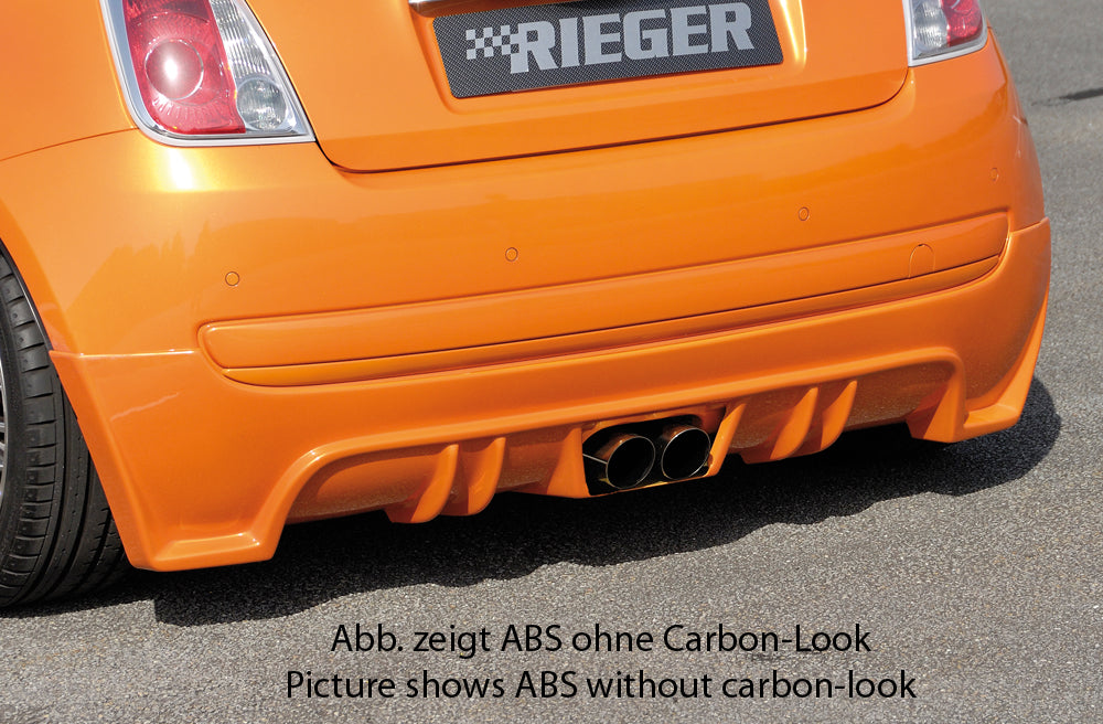 Rieger 00099161 Fiat 500 (312) Rear Diffuser