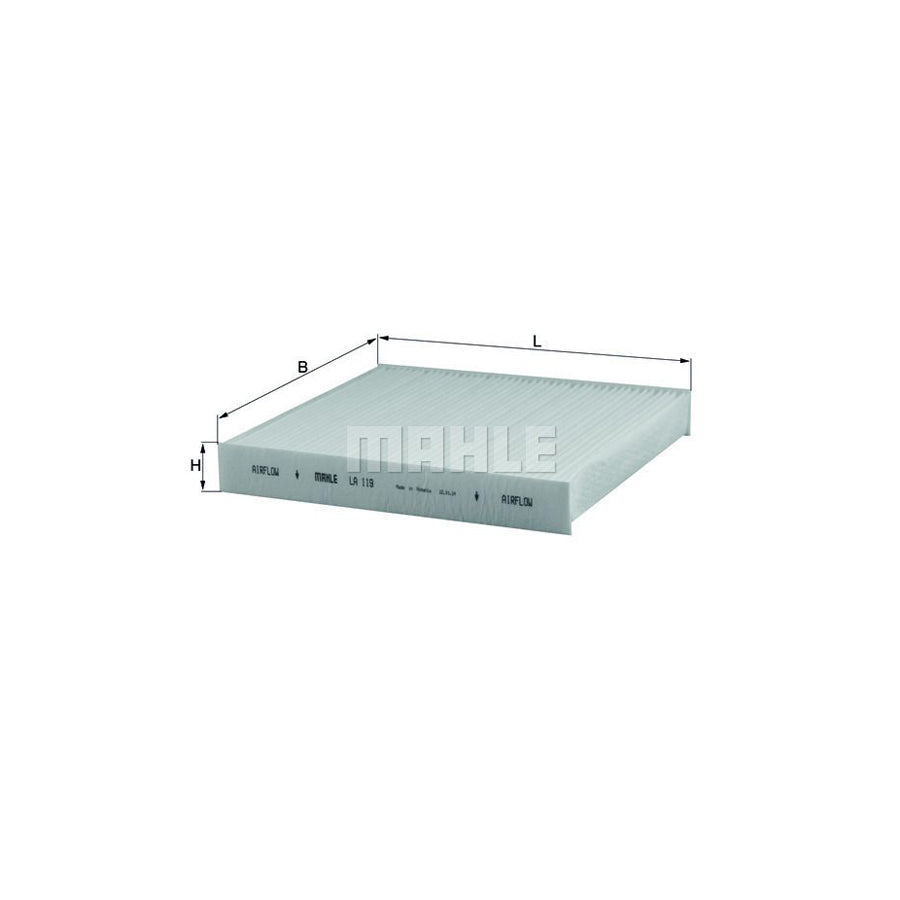 MAHLE ORIGINAL LA 119 Pollen filter Particulate Filter