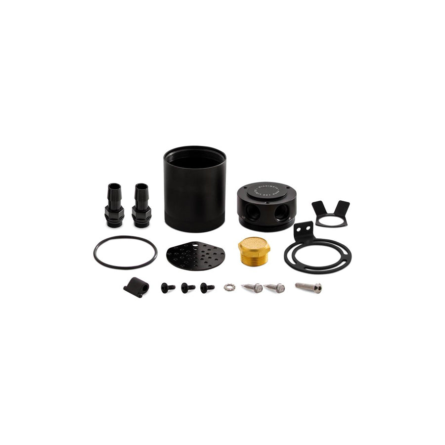 Mishimoto Universal Compact Baffled Oil Catch Can, 2-Port
