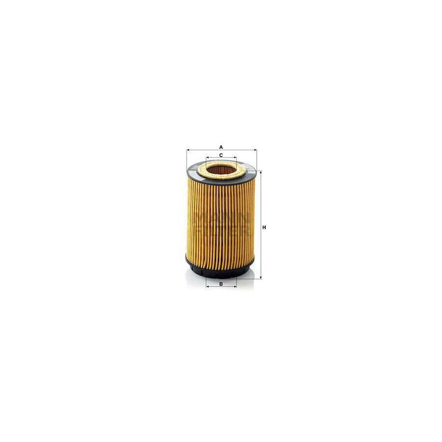 MANN-FILTER HU 713 x Oil Filter with seal, Filter Insert