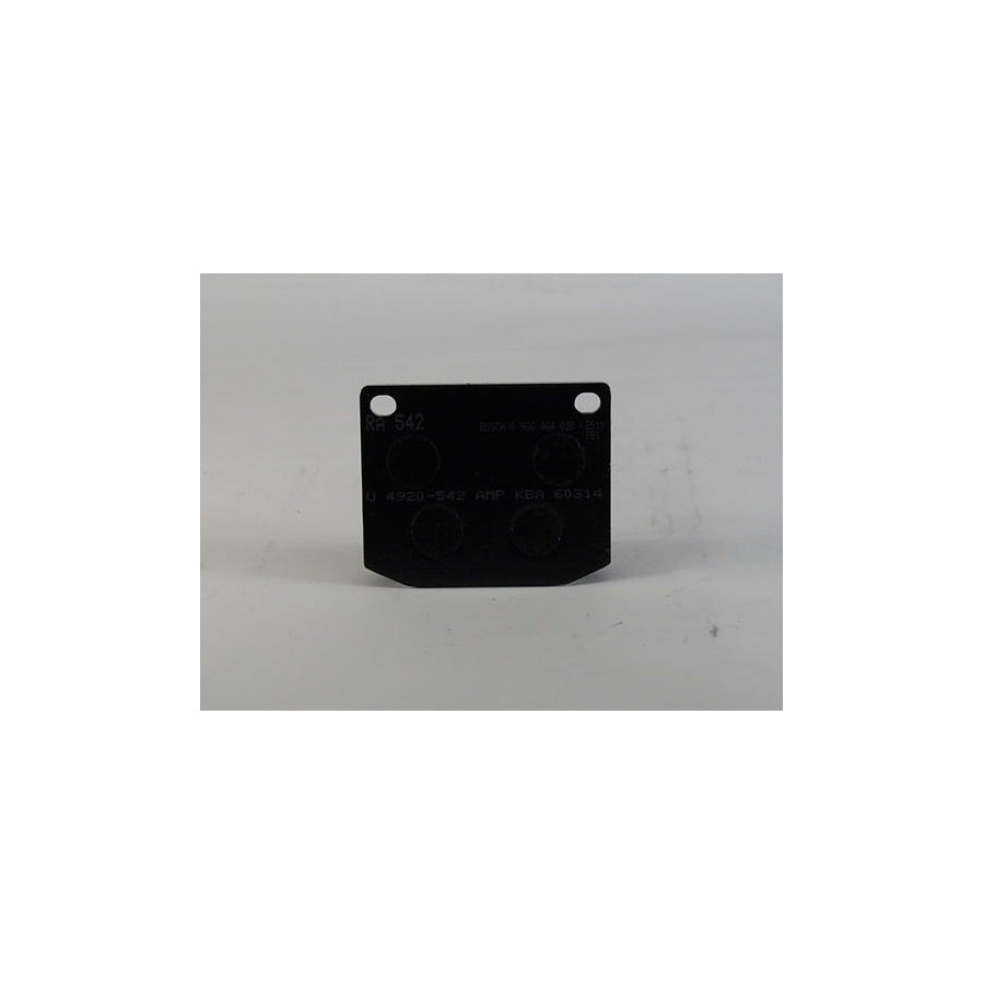 Bosch 0986464020 Brake Pad Set With Mounting Manual BP647