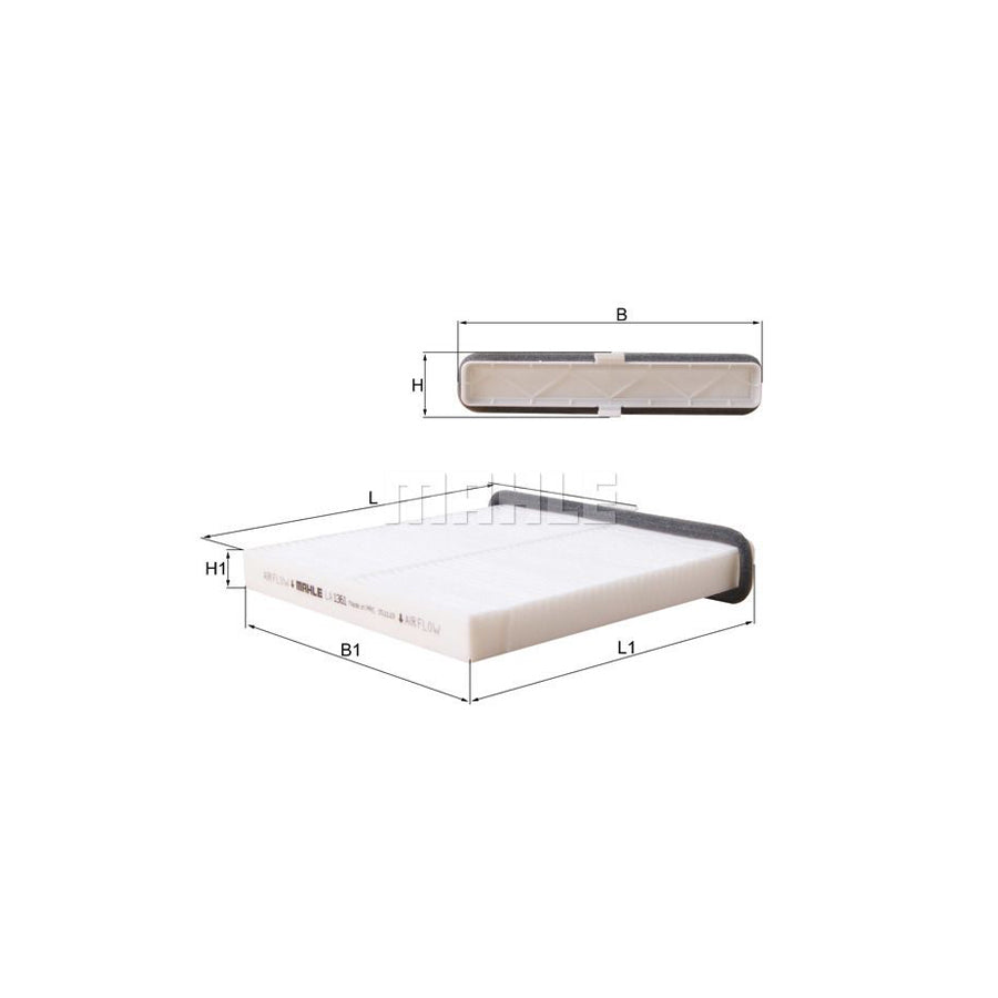 MAHLE ORIGINAL LA 1361 Pollen filter Particulate Filter