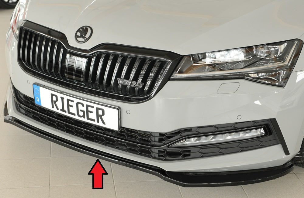 Rieger 00088175 Skoda 3T 3V Superb III Front Splitter