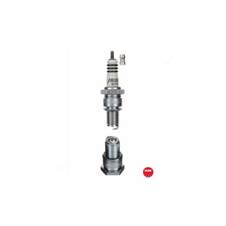 NGK BR10EIX (6801) - Iridium IX Spark Plug / Sparkplug - Taper Cut Ground Electrode