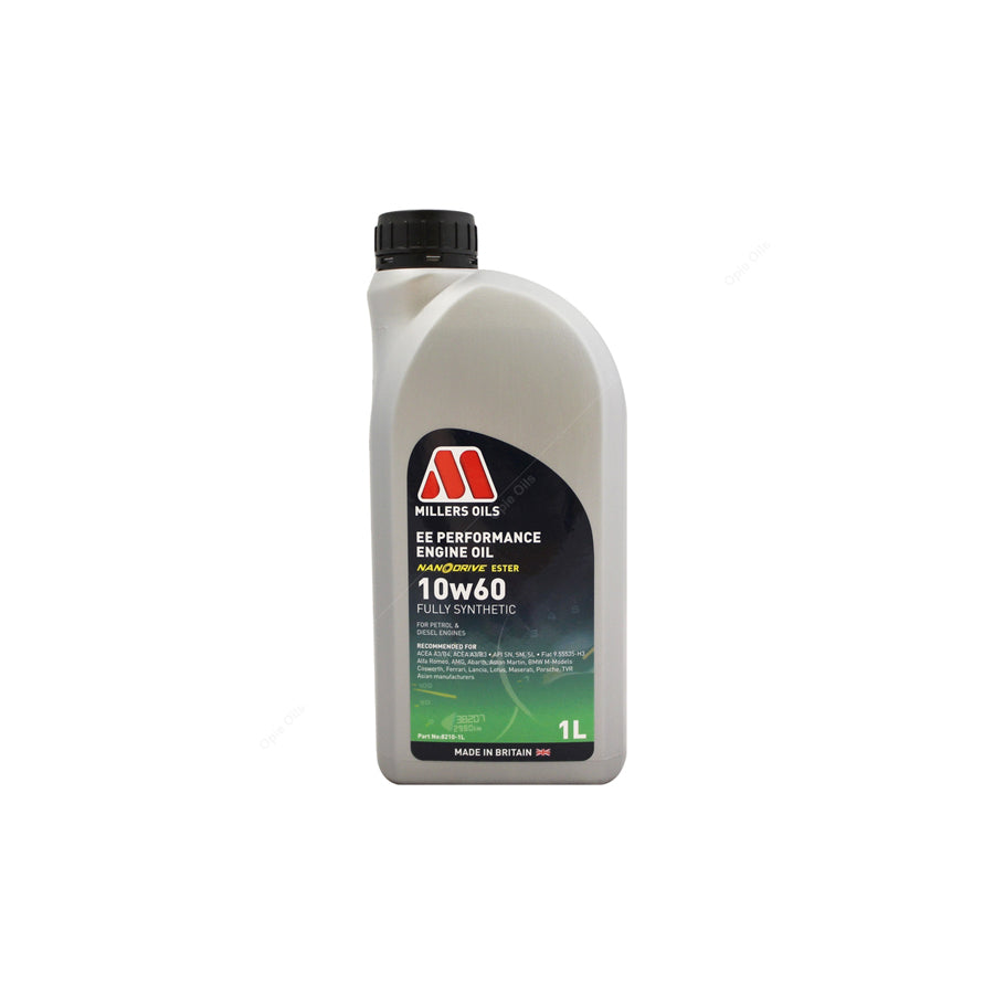 Millers Oils EE Performance 10w-60 Fully Synthetic Engine Oil 1l