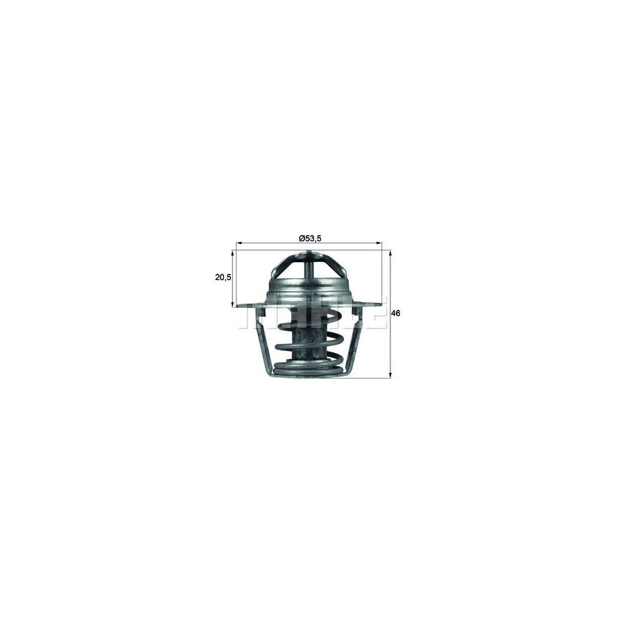 MAHLE ORIGINAL TX 91 89D Engine thermostat Opening Temperature: 89°C, with seal