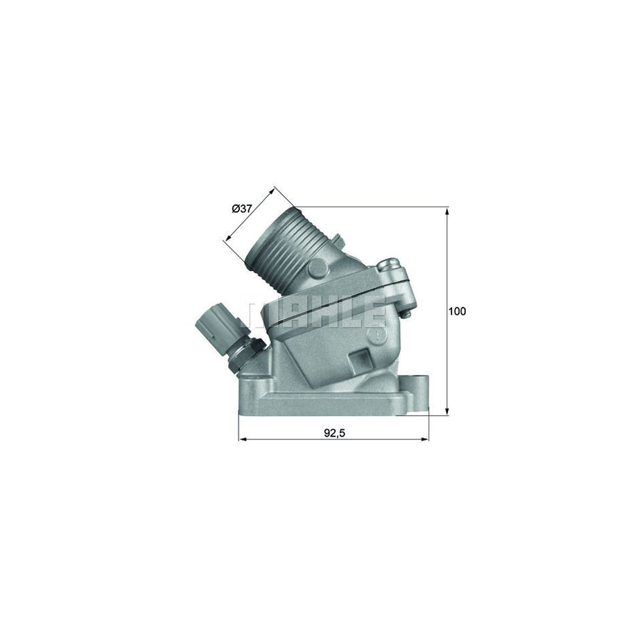 MAHLE ORIGINAL TH 36 90D Engine thermostat Opening Temperature: 90°C, with seal