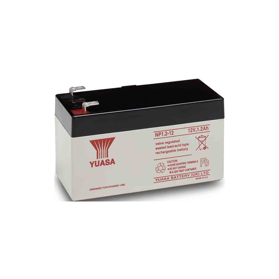 Yuasa NP1.2-12 Industrial Valve Regulated Lead Acid Battery (2V 12Ah) | Duco Car Parts UK Car Parts