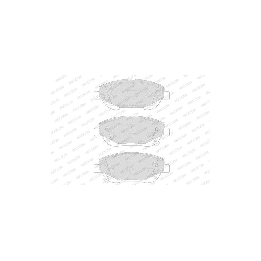 Ferodo Fdb4824 Brake Pad Set Premier With Acoustic Wear Warning With Accessories