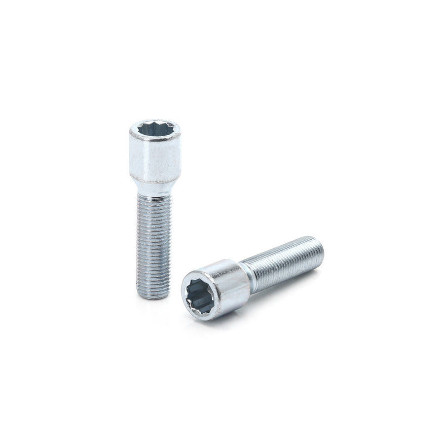 JR Wheels 50mm 12x1,5 Silver Star Bolts with Key - Set of 10